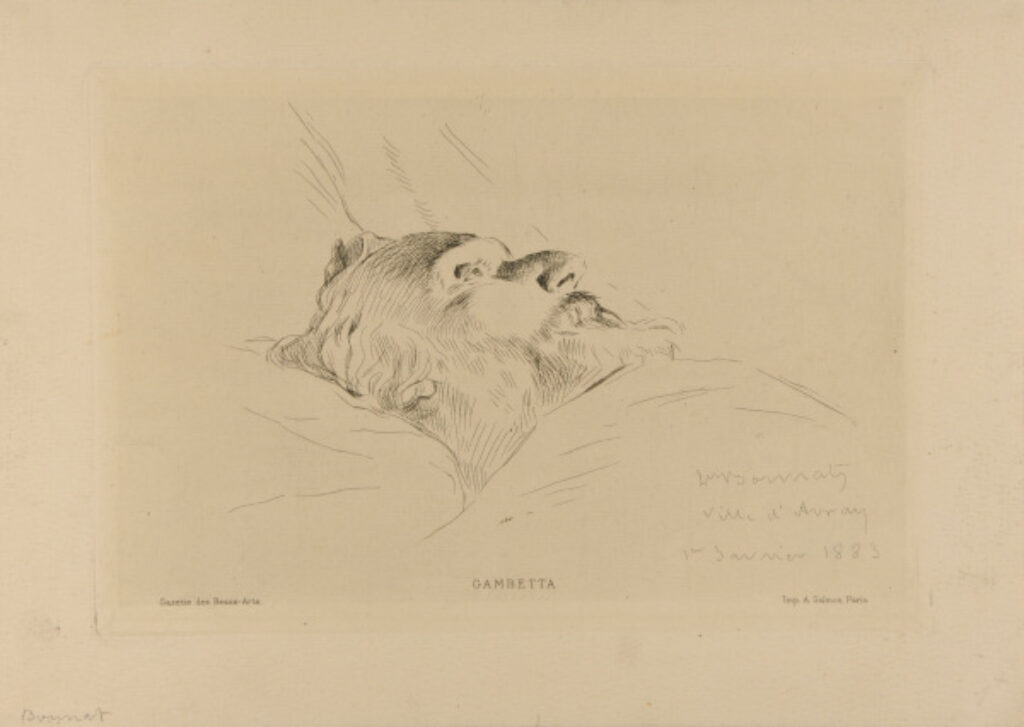 Gambetta on his Deathbed