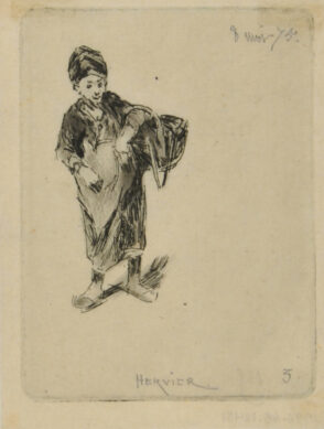 Child Carrying a Basket