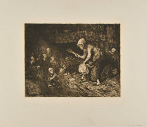 Femme Fouettant un Enfant