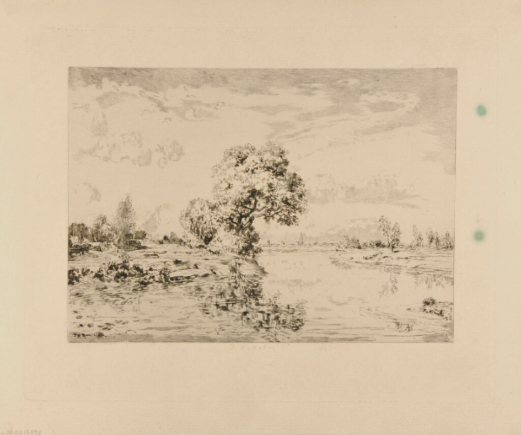 Pêcheur levant ses filets