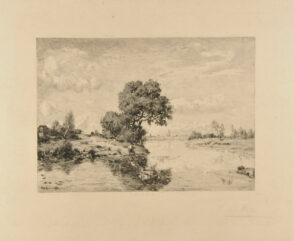 Pêcheur levant ses filets