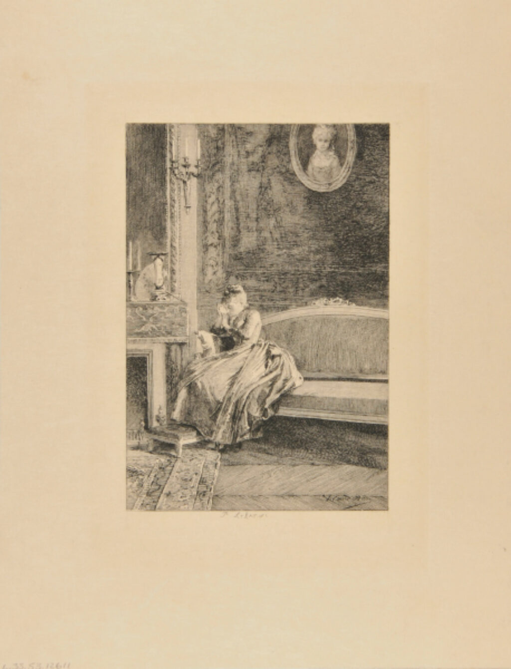 Woman weeping