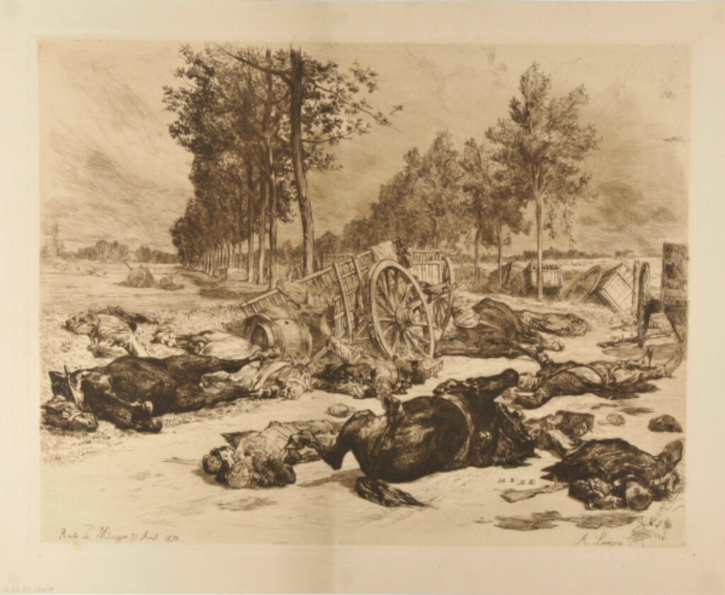 Route de Mouzon, 31 Aout 1870