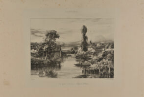 Vue prise à Alençon (Dept de l’Orne)