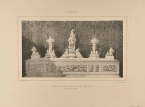 Surtout en porcelaine composé par M. Fragonard (Exposition de 1838)