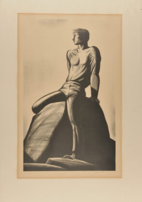 Man Seated on a Rock