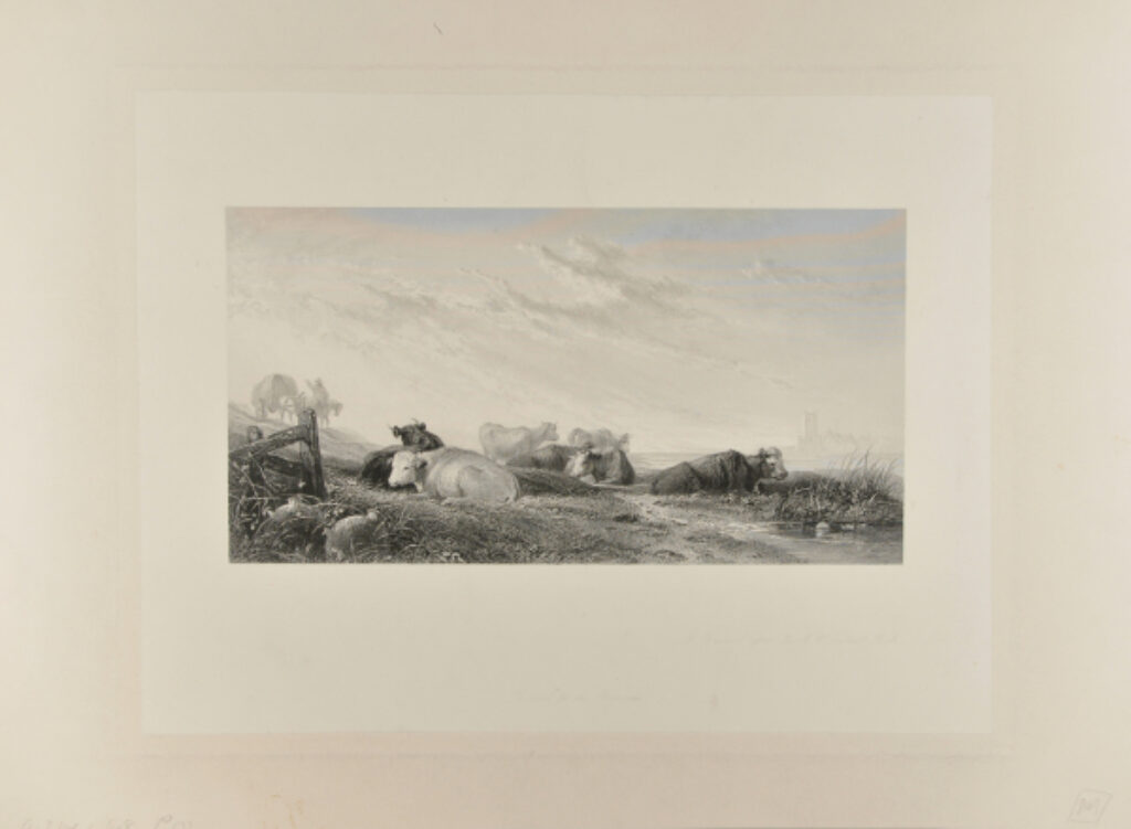 Landscape with Cattle Resting