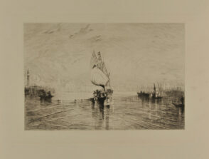 The ‘Sol di Venezia’ on the canal in Venice