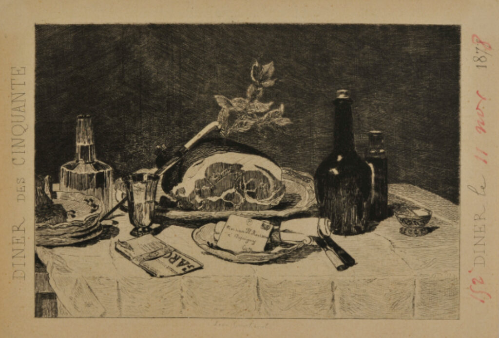 Dîner des Cinquante: 152e Dîner le 11 nov. 1878