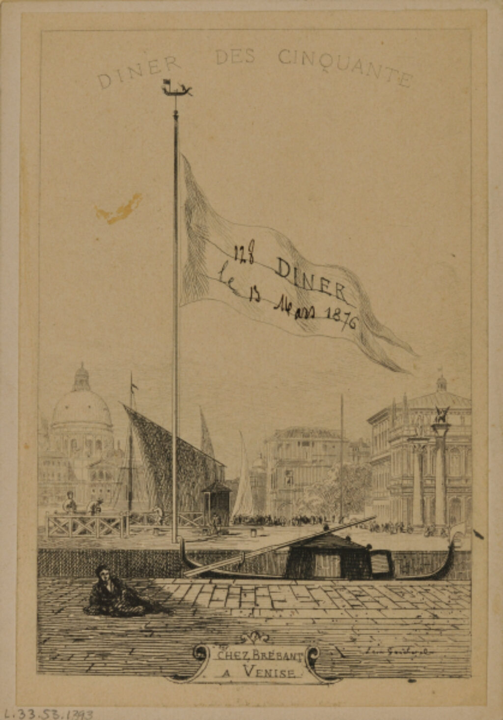 Dîner des Cinquante: 128e Dîner le 13 Mars 1876