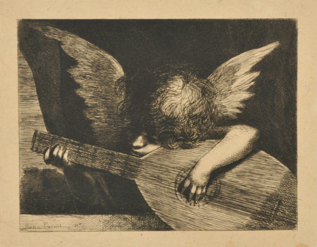 Angel Playing a Lute