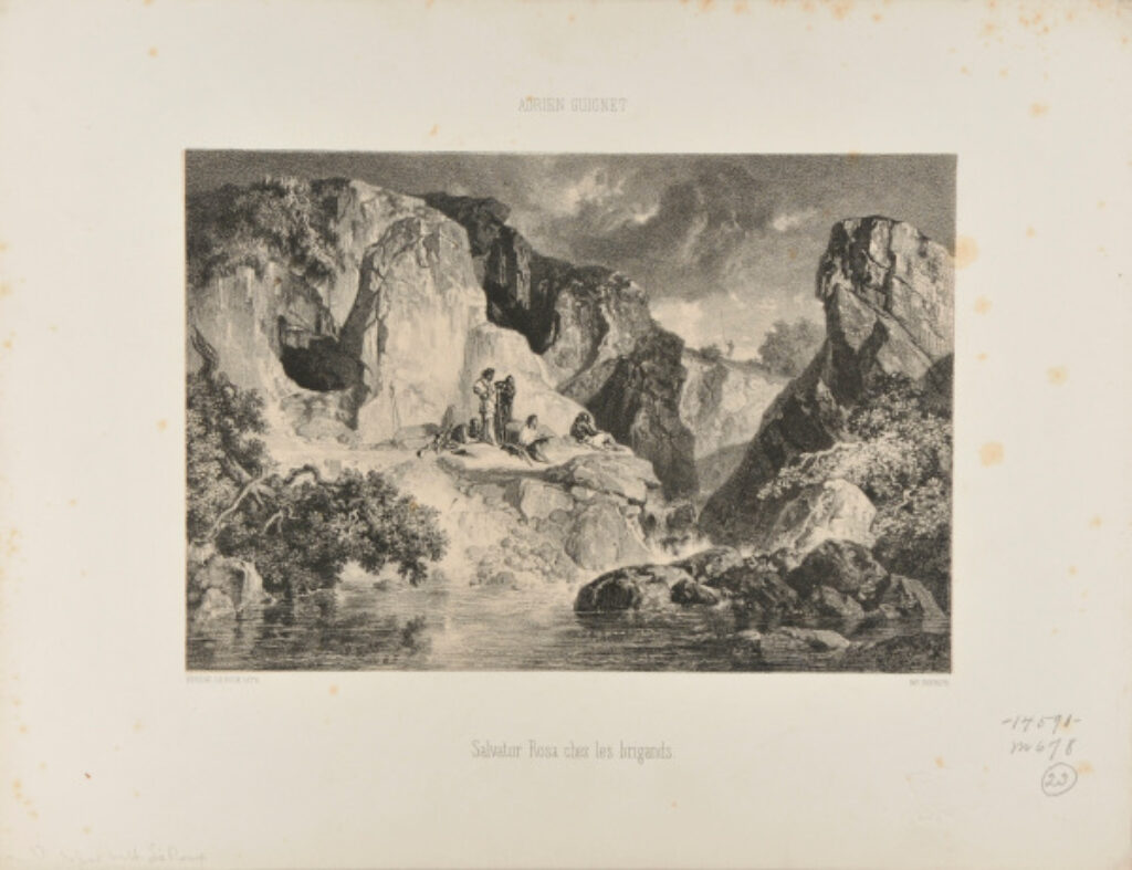 Salvator Rosa chez les Brigands