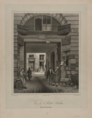 Vue de l’Hotel Bullion