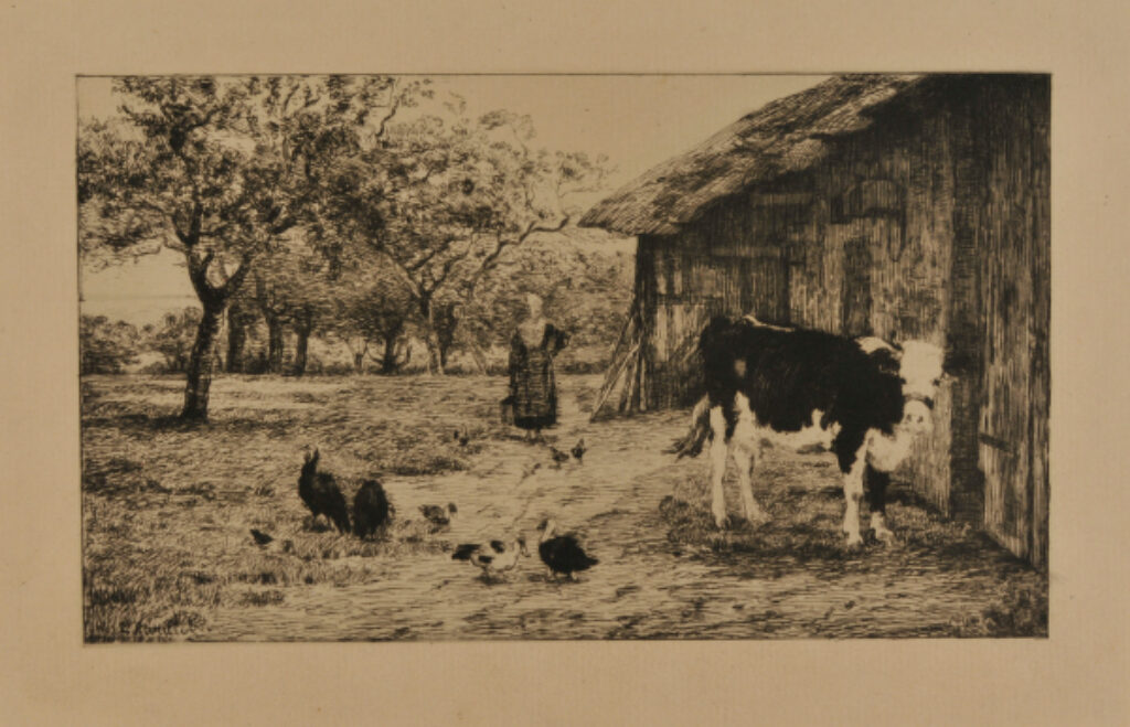 Un Coin de la ferme Saint-Siméon à Honfleur