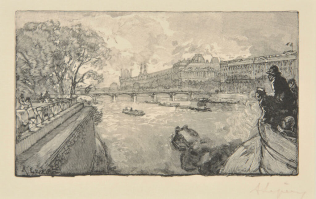Le Louvre, vu du Pont-Neuf