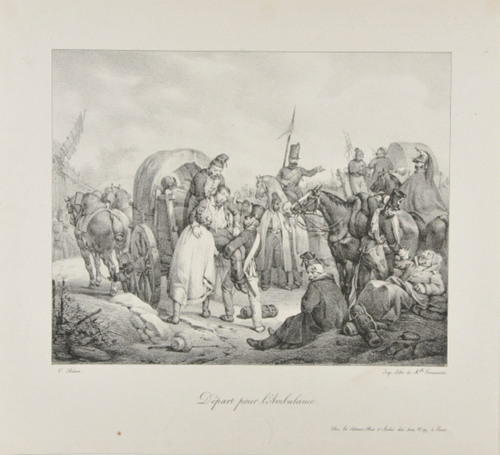 Départ pour l’Ambulance