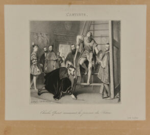 Charles-Quint ramassant le pinceau du Titien