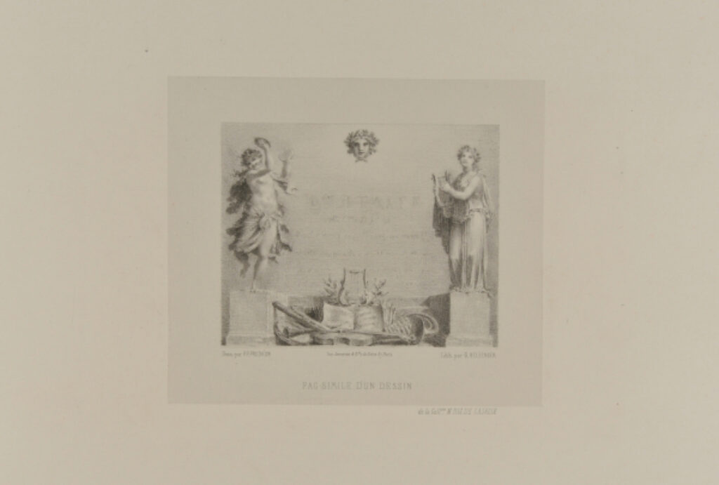 Fac-simile d’un Dessin de P.P. Prud’hon de la Collection de M. His de Lasalle.