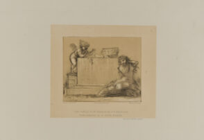 Fac-simile d’un Dessin de P.P. Prud’hon pour l’Adresse de la Veuve Merlen