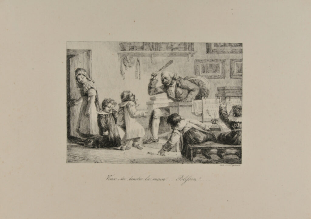 Veux-tu tendre la main…Polisson!….