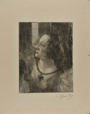 Head of One of the Three Graces in Botticelli’s “Allegory of Spring”