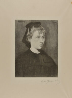 Portrait of Eva H[aviland]