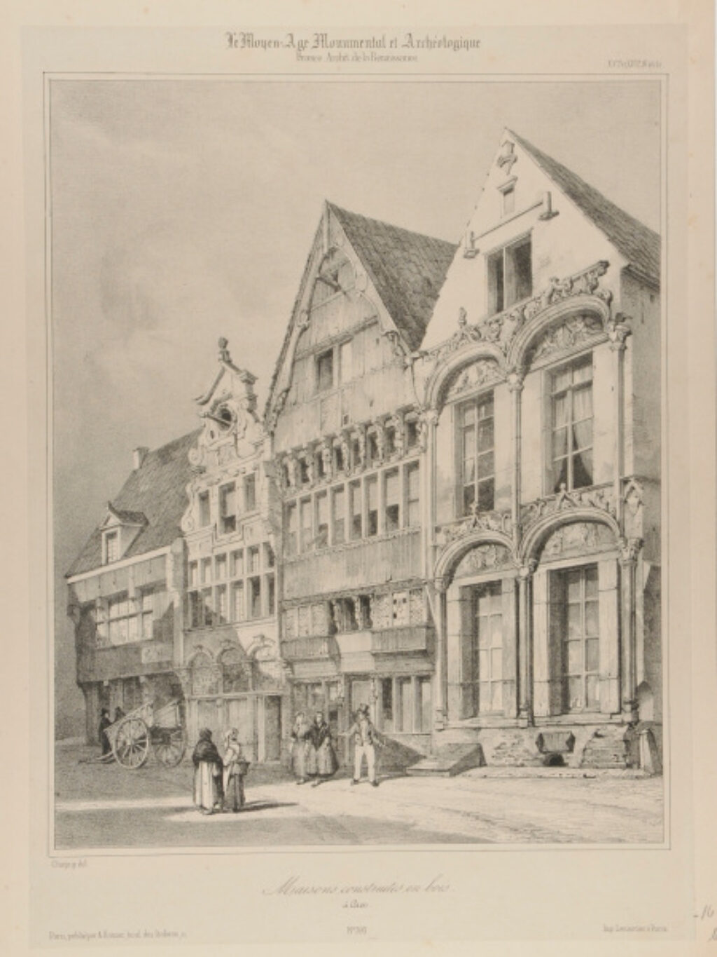 Maisons construites en bois à Caen