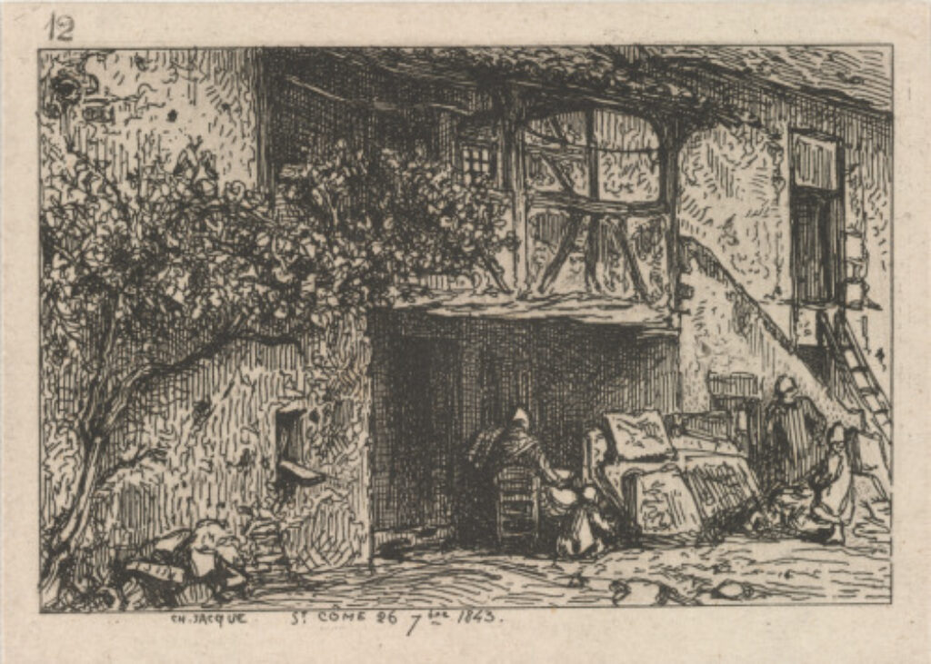 Escalier devant une maison