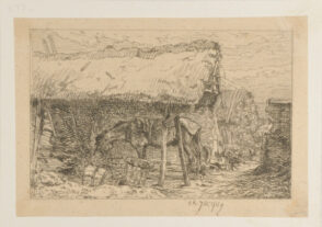 Cheval Sous un Hangar