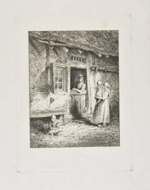 Porte d’une chaumière