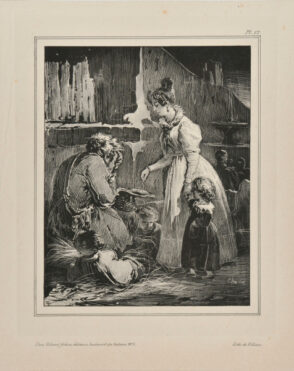 Poor Man Sitting in the Street