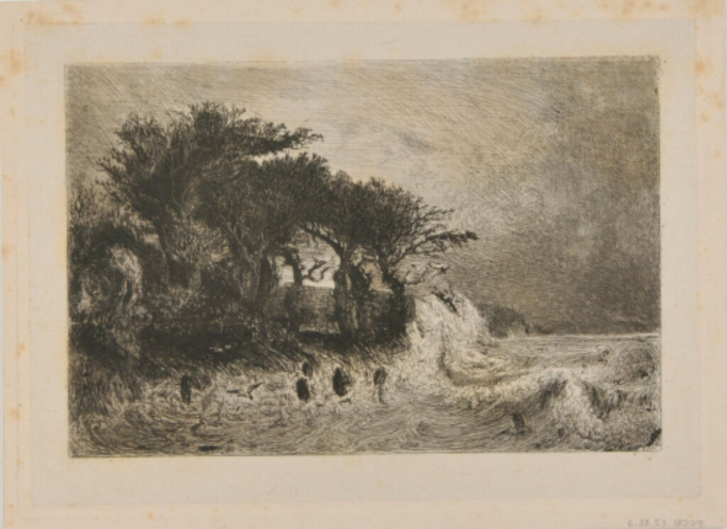 Grande marée d’Equinoxe, à Honfleur