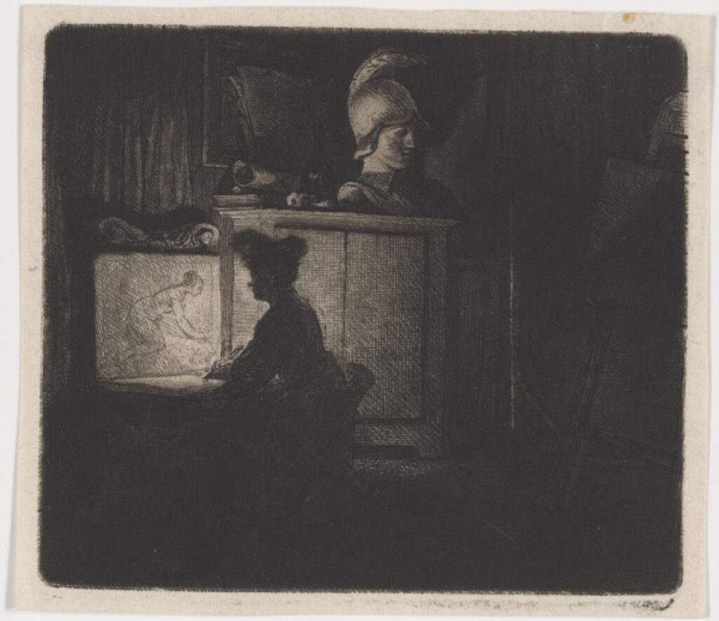 Painter in his Studio