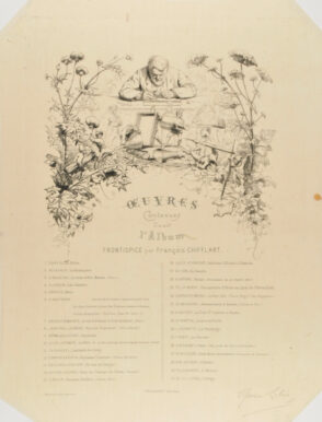 Table of Contents for L’Album