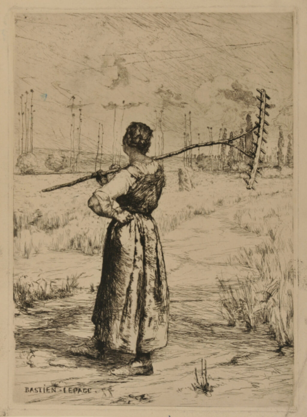 Woman with a Rake (1877)
