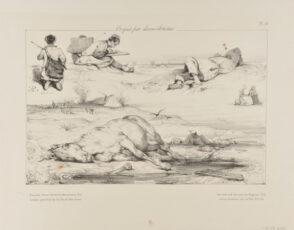 Sheet of Studies: Dead Horse, Seated Children etc.