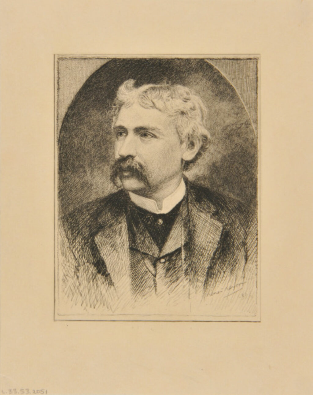 Portrait of Mark Twain