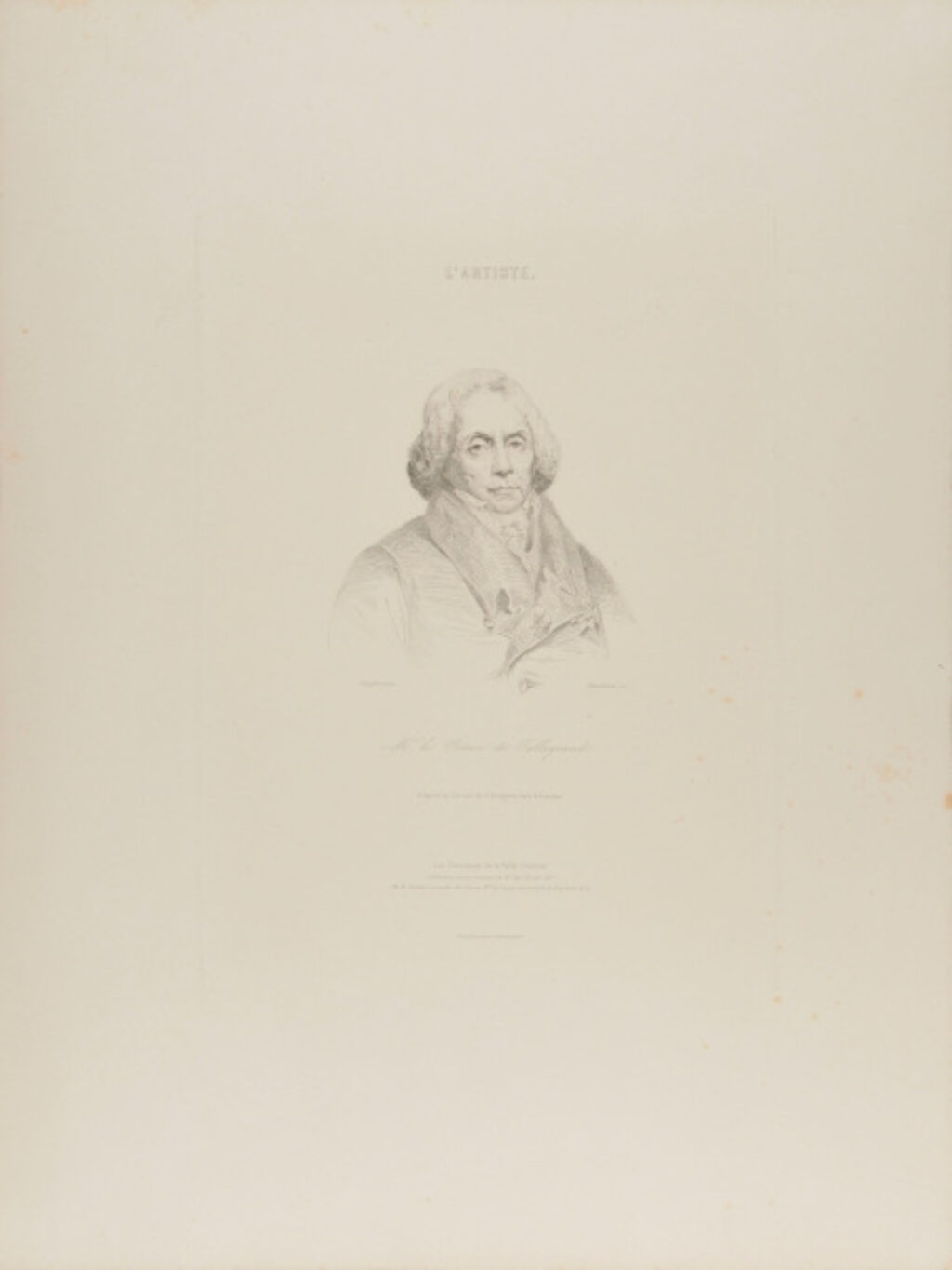 Mr. le Prince de Talleyrand