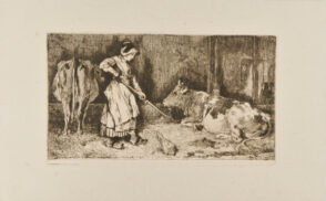 Woman with Cows