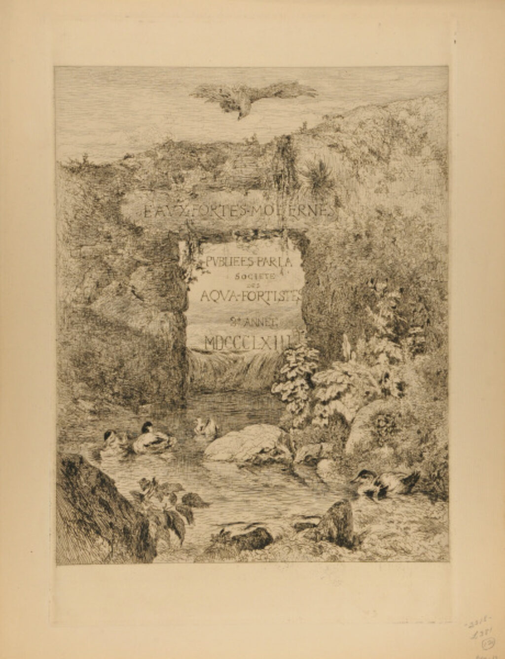 Frontispiece for Eaux-fortes modernes (La Société des Aqua-Fortistes, 2ème Année)