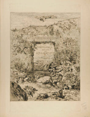 Frontispiece for Eaux-fortes modernes (La Société des Aqua-Fortistes, 2ème Année)