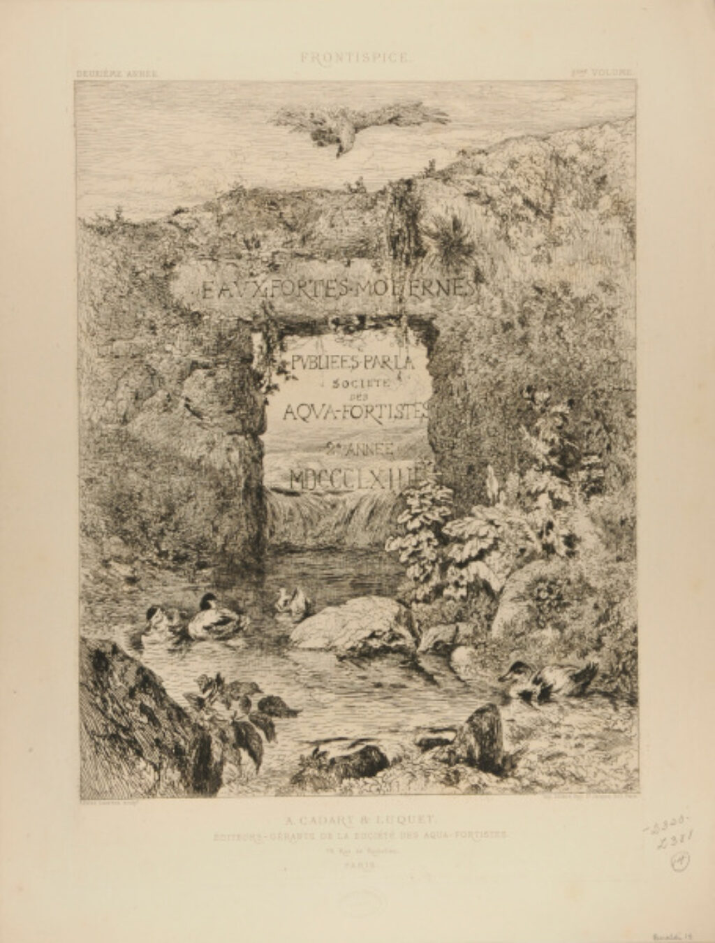 Frontispiece for Eaux-fortes modernes (La Société des Aqua-Fortistes, 2ème Année)