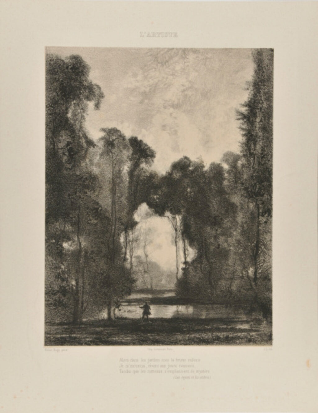 “Alors dans les jardins sous la brume enfouis…”