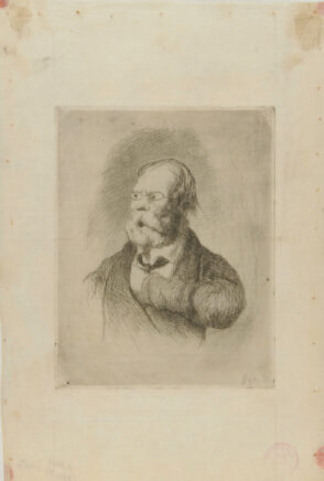 Bust of a Bearded Man with His Hand in His Coat