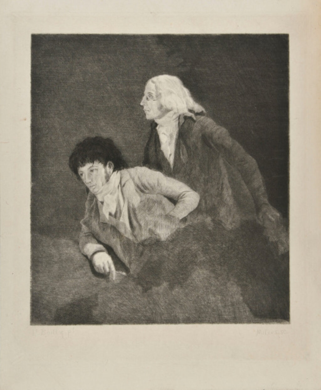 Portraits d’Isabey et De Taunay