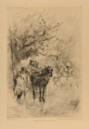 Averse sur le Boulevard