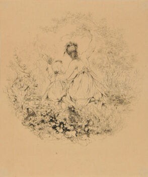 Children Picking Flowers