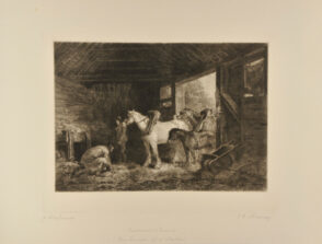 Intérieur d’Ecurie