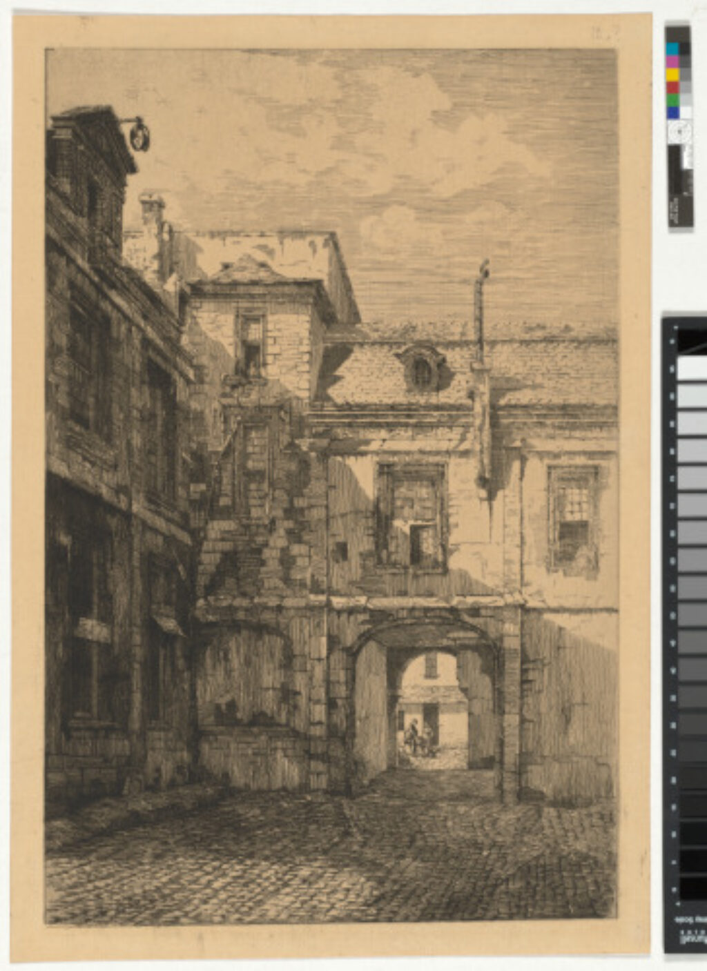 Cour de l’Hôtel de la Vieuville, rue St. Paul