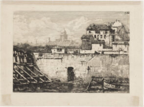 Ruines de l’Hôtel de Bretonvilliers à la Pointe de l’Ile St. Louis